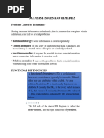 Functional Dependency and Normalisation