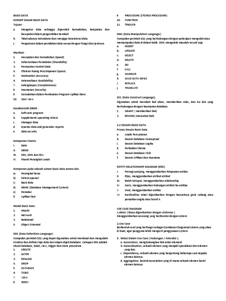 Panduan Lengkap Basis Data dan DBMS | PDF