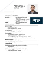 Resume App Letter Sample Format