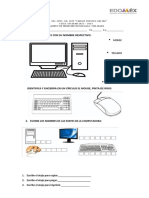 EXAMEN de TECNOLOGIA PRIMER TRIMESTRE