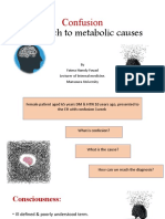 Confusion Metabolic