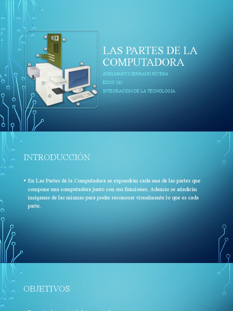 Las Partes de La Computadora | PDF | Hardware de la computadora ...