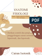 Anatomi Fisiologi (Larutan Isotonik, Hipertonik, Dan Hipotonik)