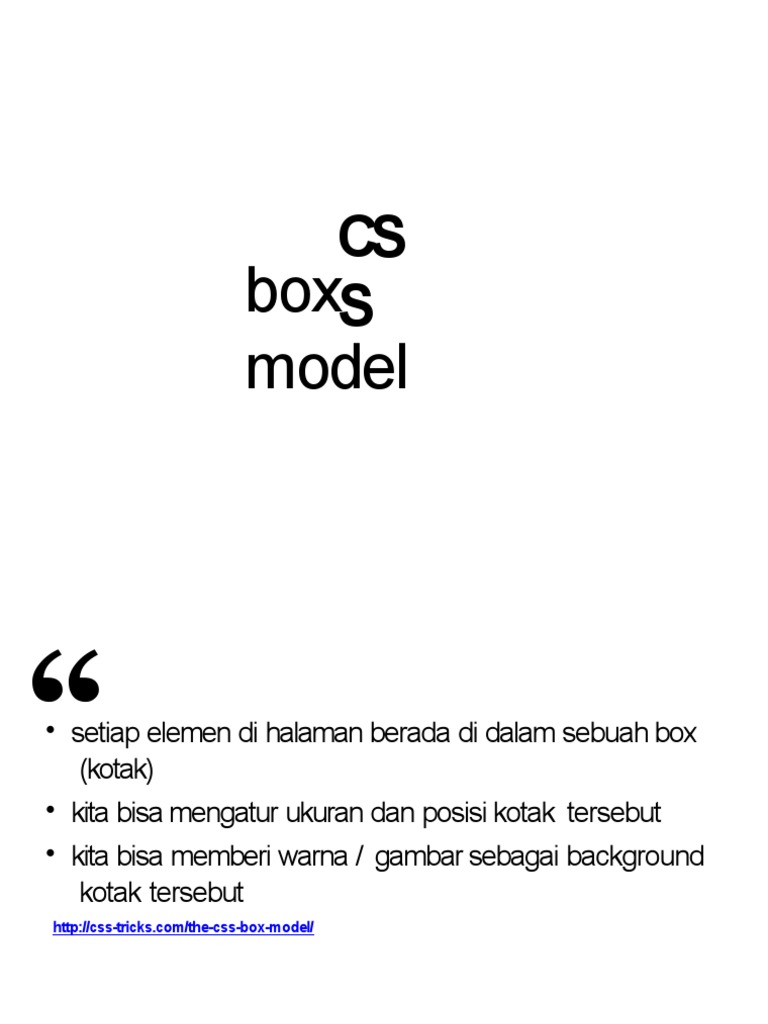 Box Model | PDF
