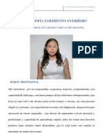 Perfil profesional Técnico cuidado infantil Yineth Sarmiento