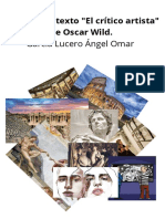 Garcia Lucero Ángel Omar: Collage Del Texto "El Crítico Artista" de Oscar Wild