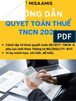 Ebook Quyet Toan Thue TNCN 2022 (MISA)