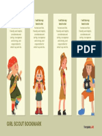 Girl Scout Bookmark Template