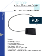 RS232 to Current Loop Converter - DCE/DTE Switchable