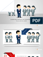 Leadership Illustration Template Powerpoint Mike