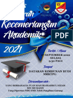 Buku Program Majlis Anugerah Kecemerlangan Akademik 2021