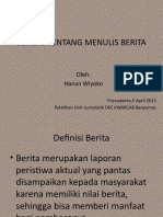 Menulis Berita dlm