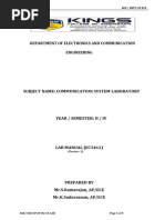 Communication Lab Course Plan Ec8561