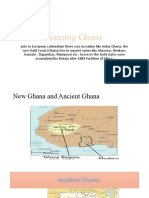 Ancient Ghana Inspires Modern Nation Name