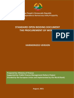Standard Bidding Document The Procurement of Work