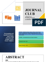 Aquatic Exercise - Lung Function and Weight Loss