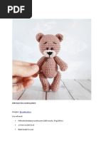 Little Bear Free Crochet Pattern