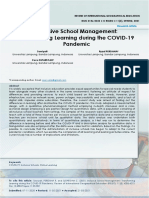 Inclusive School Management: Transforming Learning During The COVID-19 Pandemic