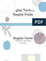 Región Norte y Petén: Sectores económicos y atracciones turísticas