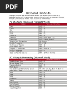 PDF-xchange Editor v6 - Shortcuts | PDF | Keyboard Shortcut | Computer ...