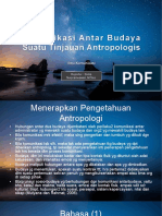 MENERAPKAN PENGETAHUAN ANTROPOLOGI