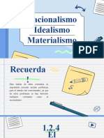 Materialismo Racionalismo