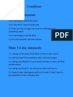 If and If Else Statements