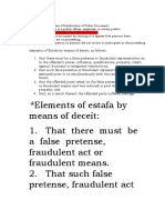 Elements For ESTAFA