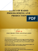 Radio Production Unit 4