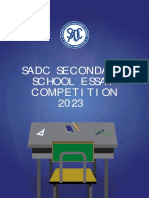 SADC 2023 - Secondary School Essay Comp GUIDELINES + Application Form
