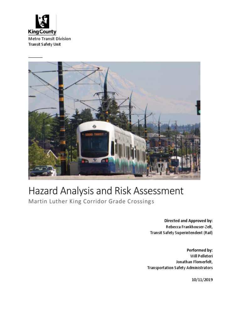 MLK Corridor Transit Safety Assessment | PDF | Light Rail | Traffic
