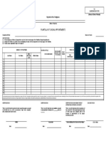 Cs Form No. 34-c Plantilla of Casual Appointment - Lgu Regulated