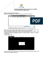 PETUNJUK PENGOPERASIAN KONEKSI IP CAMERA M Series