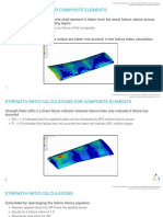 Failure Index For Composite Elements