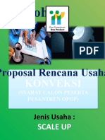 Contoh Proposal Scale Up Opop