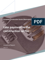 2020 Analytical Report Late Payment in Construction