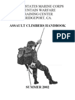 13621731 Us Marine Corps Mwtc Assault Climbers Handbook Mountaineering