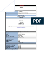 Callsheet Sosoft