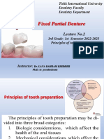 Principles of Tooth Preparation