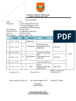 Agenda Kelas V 25-29