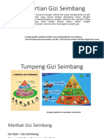 Pengertian Gizi Seimbang