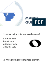 Mapeh Quiz 1st