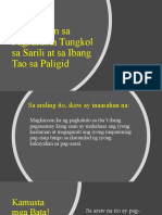 Gamit NG Pangngalan Sa Pagsasalita Tungkol Sa Sarili