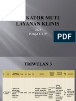 Presentasi Mutu Semester 2 Indikator Mutu Layanan Klinis