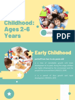 Early Childhood - Ages 2 6 Years 1