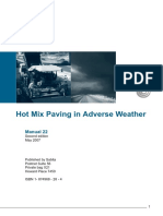 Hot Mix Paving Guide for Adverse Weather Conditions