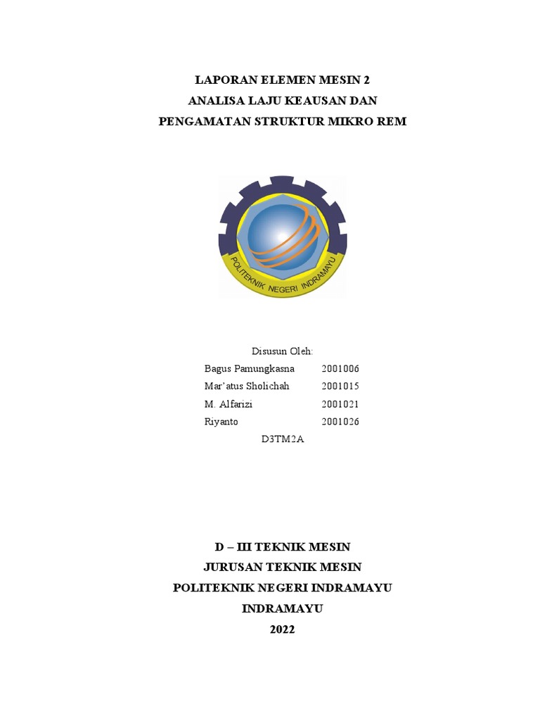 Laporan Elemen Mesin 2 Pdf
