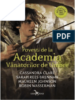 Clare, Cassandra - Povesti de La Academia Vanatorilor de Umbre v2.0