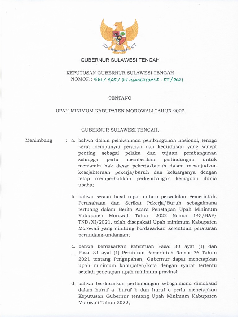 Sk Umk Morowali 2022 Pdf