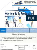 Cours - Gestion de La Production Final